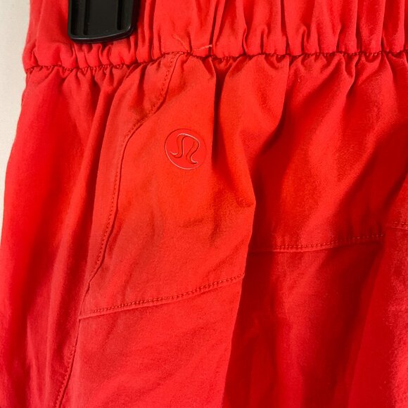 Lululemon Your True Crop Trousers High Rise 4 Carnation Red-Orange - Picture 9 of 10